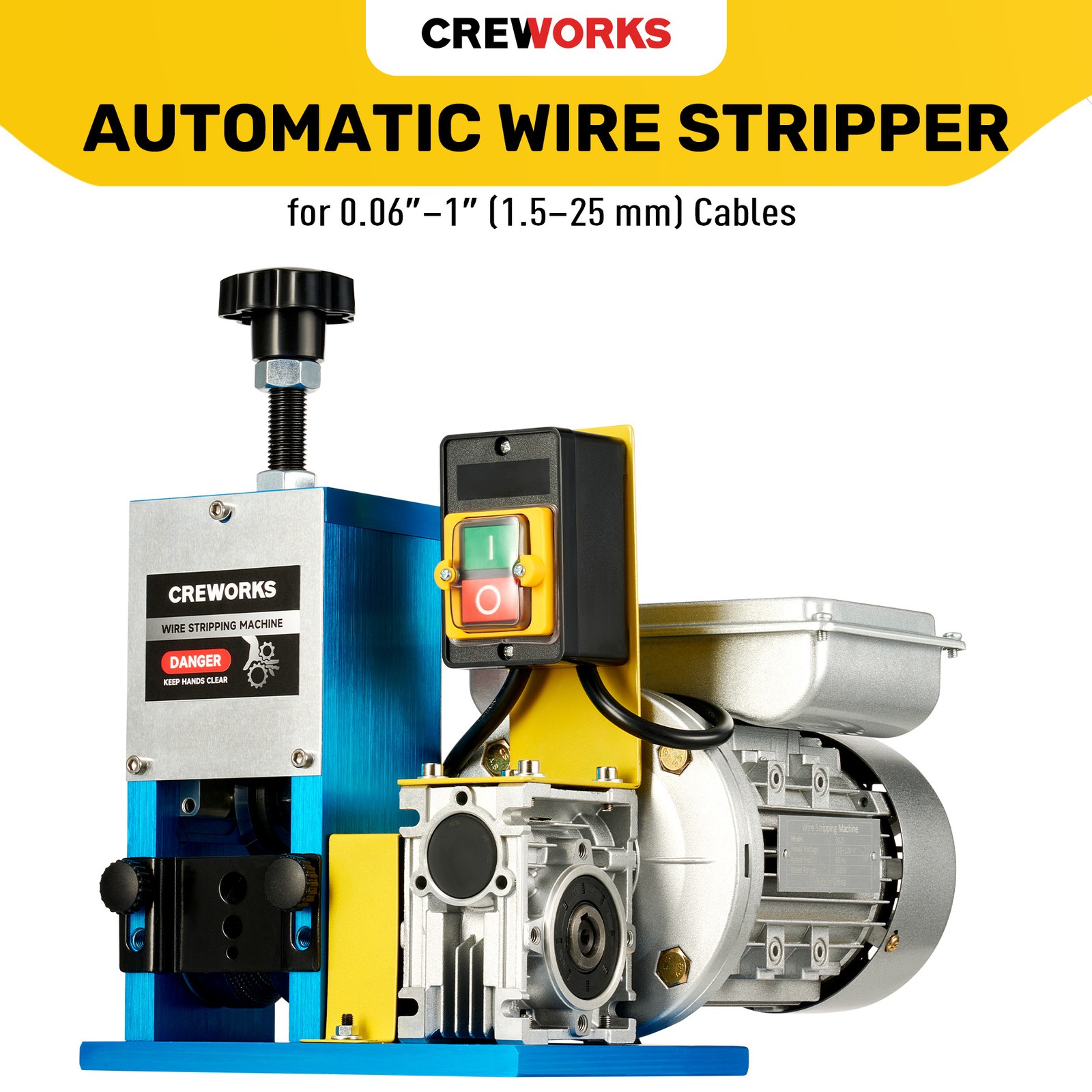 Secondhand Automatic Wire Stripping Machine for 0.06"-1" Scrap Wire Recycling