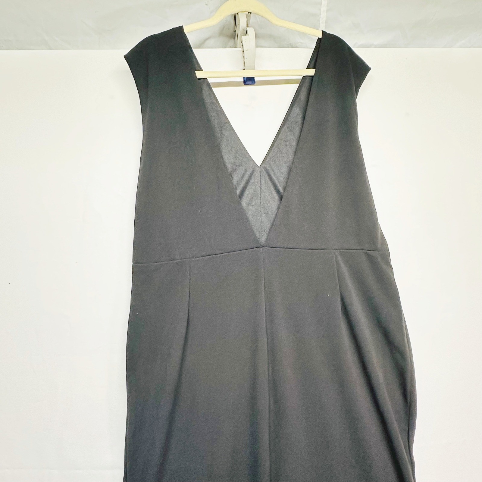 Vow'd Black Cassava V-Neck Bow Accent Side Zip Mermaid Gown Dress Womens 22