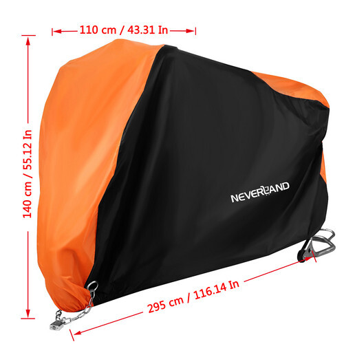 Motorcycle Cover Waterproof XXXL For Harley Davidson Heavy Duty UV Snow Storage