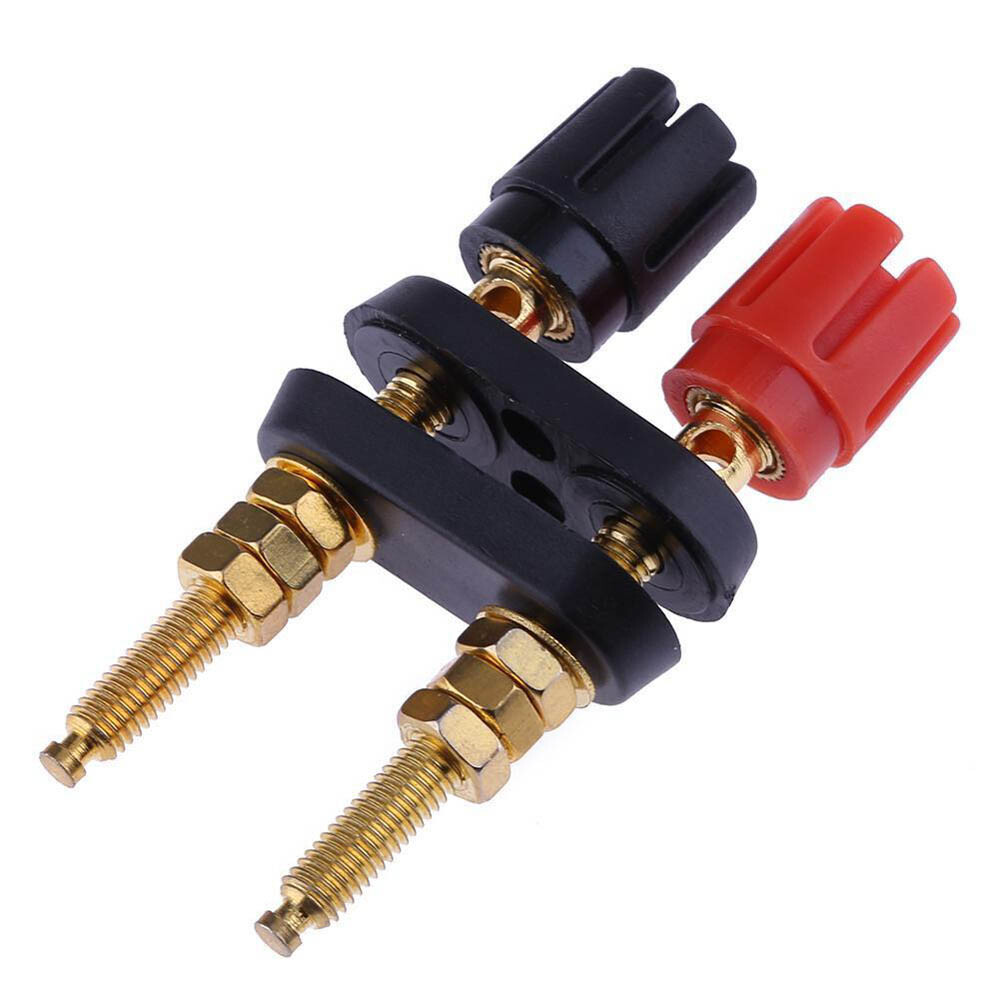 2Pcs Extended Speaker Banana Plug Binding Post Terminal Connector Banana Socket