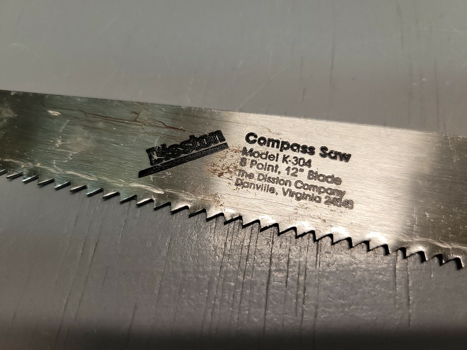 Disston Keystone Keyhole Compass Saw Blade Model 4 / K4 8-10 TPI 12" / 14"