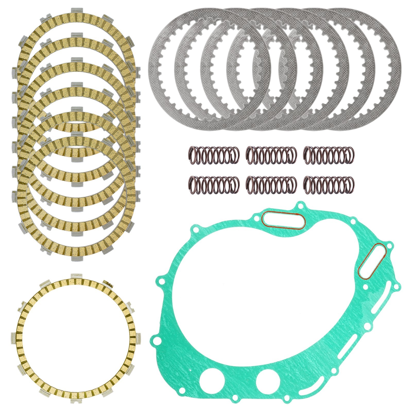 Clutch Friction Plates Kit for Suzuki SV650 SV650A SV650S SV650SA 2003-2023