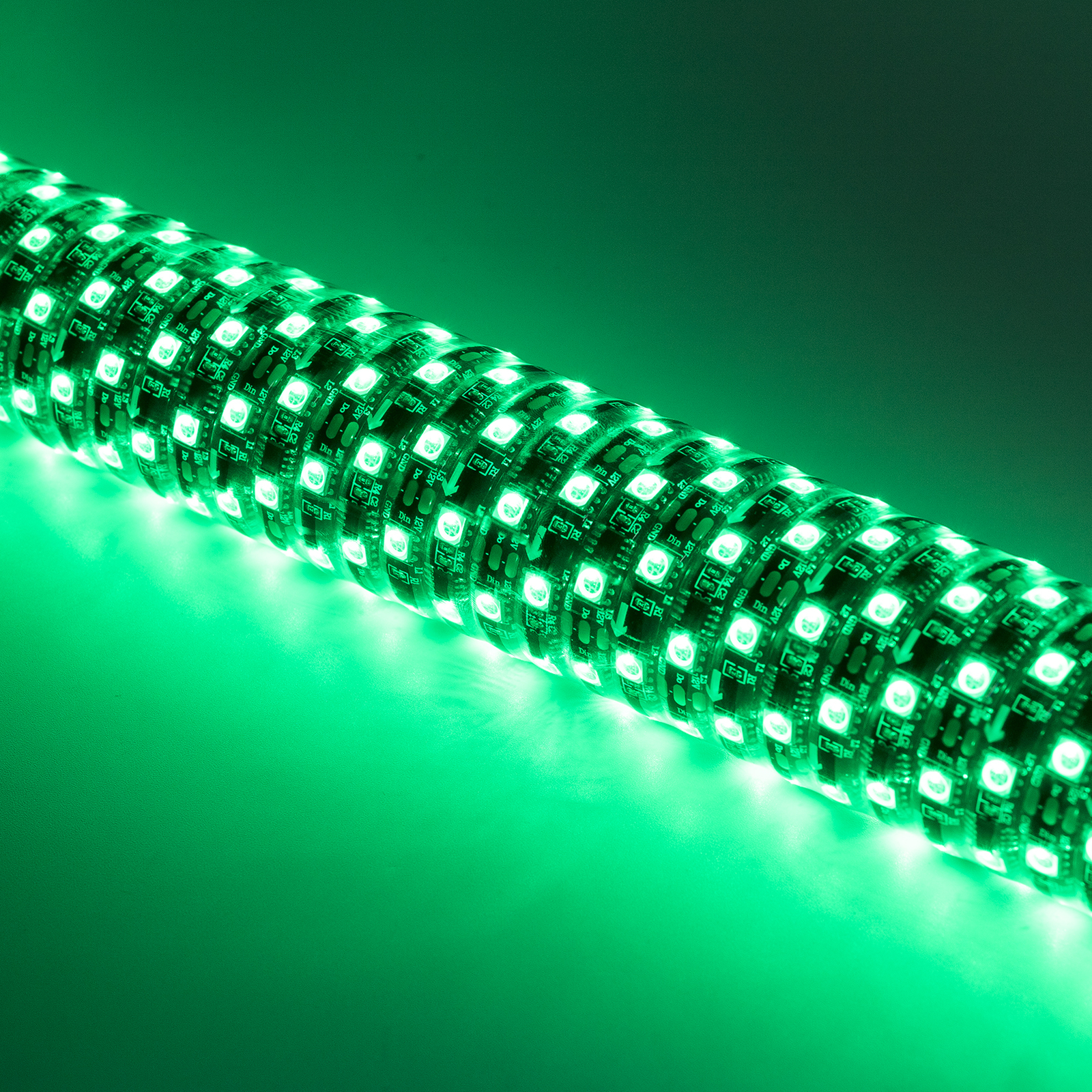 3FT Thick LED Whip Spiral Chasing RGB Fat Whip Lights For Can Am Polaris RZR UTV