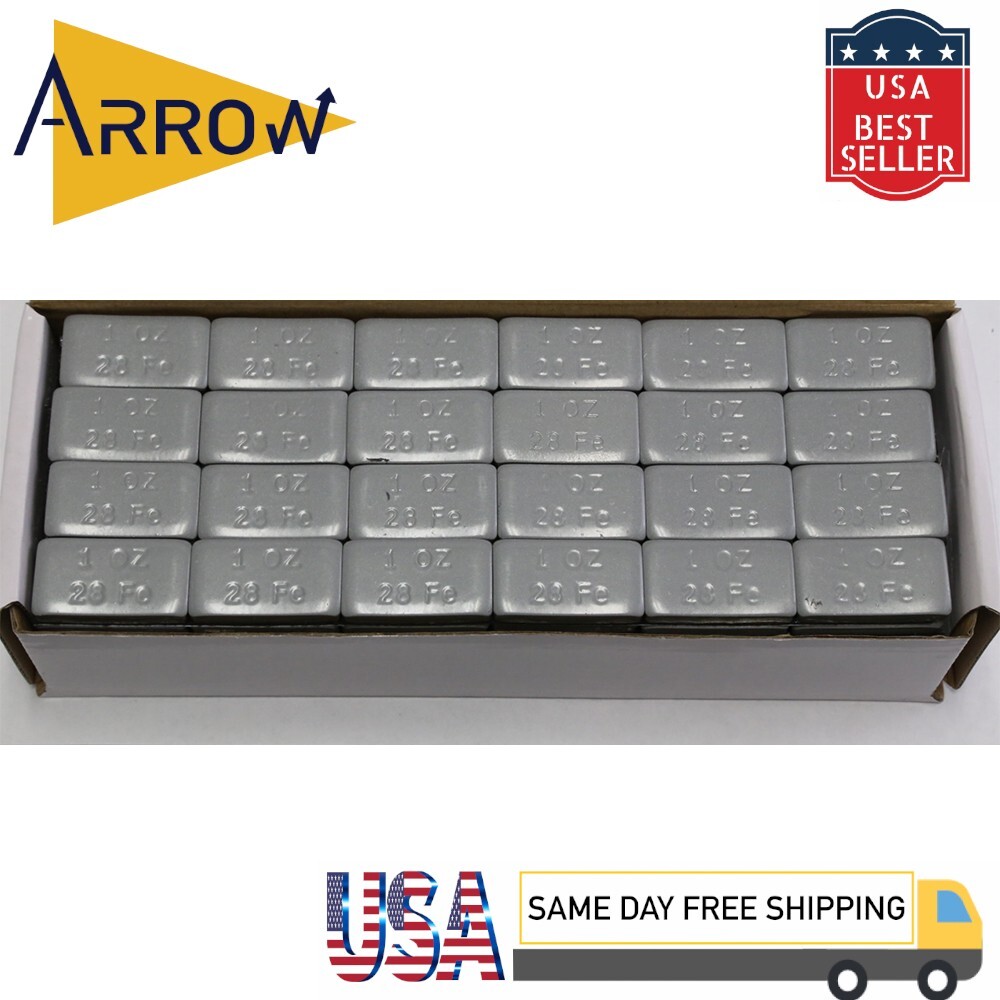 1oz Gray Wheel Weight Stick-On 144pcs/Box Adhesive Tape Tire Balancer - 1 Box