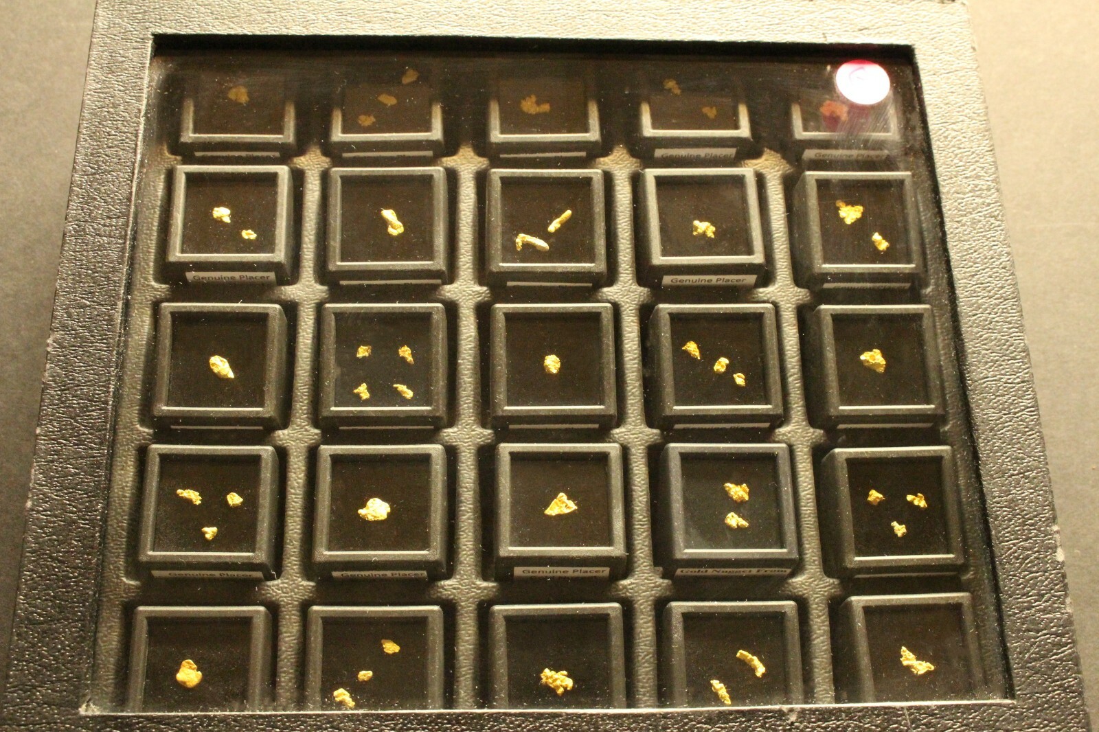 small Gold nuggets in box 3-4 grains Gold each box.Minimum order is 2,or buy all