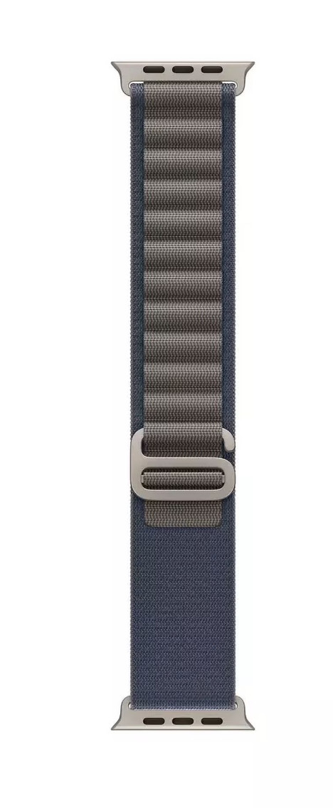 Genuine Apple Watch Band Alpine Loop - 49mm - Titanium Finish - Pre-Owned