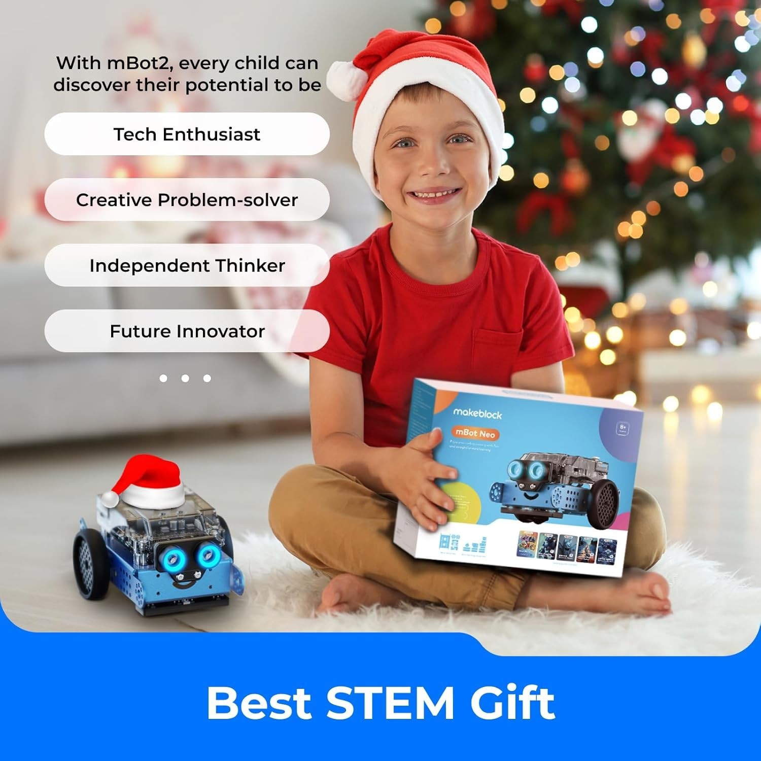 Makeblock mBot2 Coding Robot for Kids 8-12+, Scratch & Python, STEM Kit