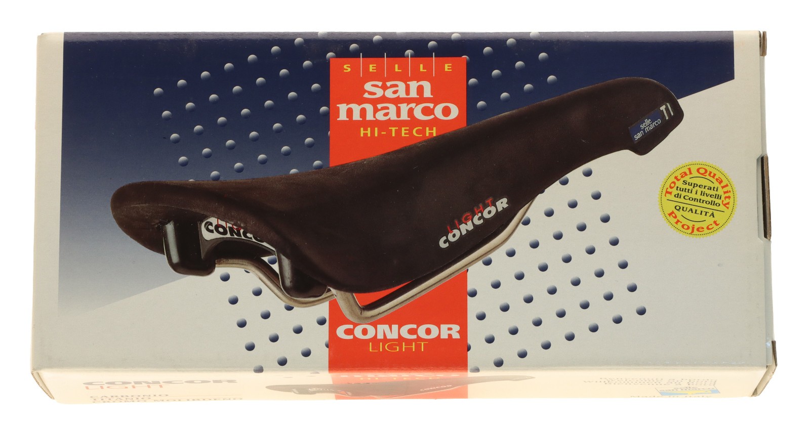 Selle San Marco Concor Light Saddle Carbon Rails Black Gray Pattern NIB NOS NEW