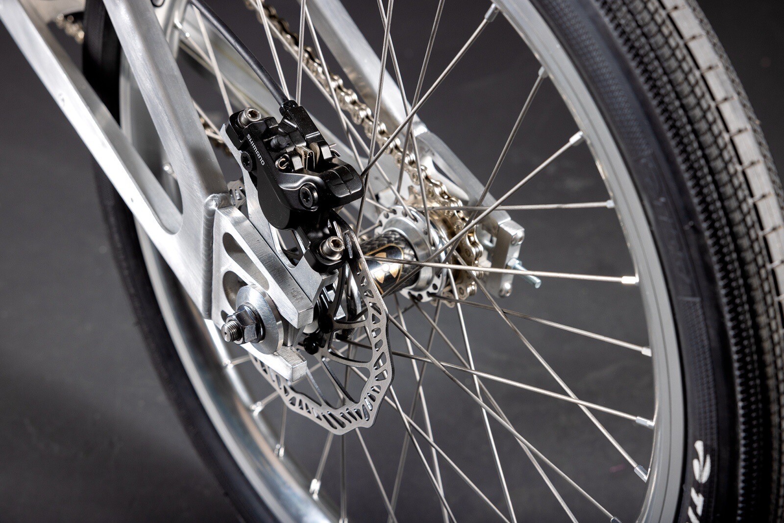 BMX Disc Brake rotor Adapter (BLACK) For The Small side of A Flipflop Hub!!