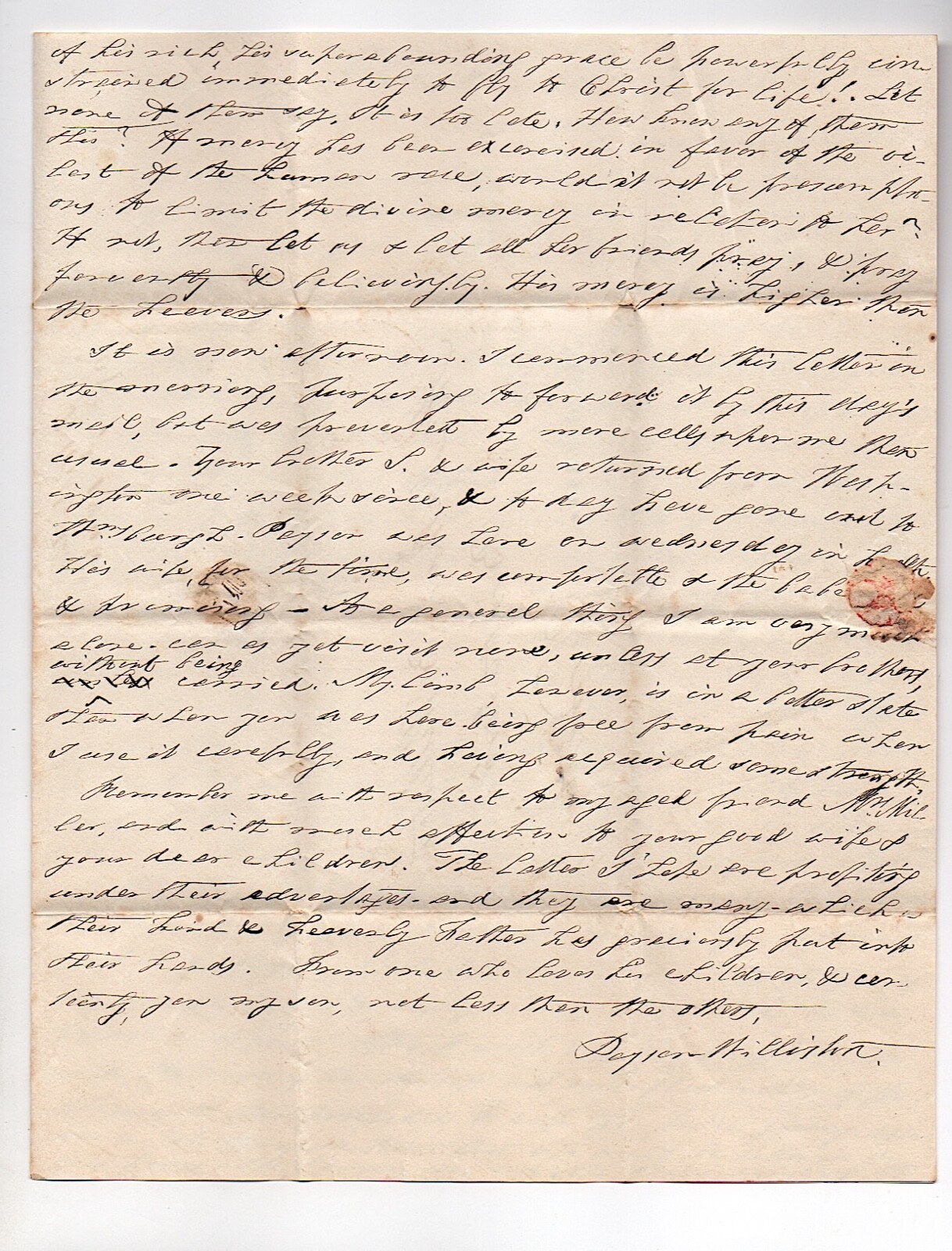 Payson Williston (1764-1856) First Minister at Easthampton, Mass.