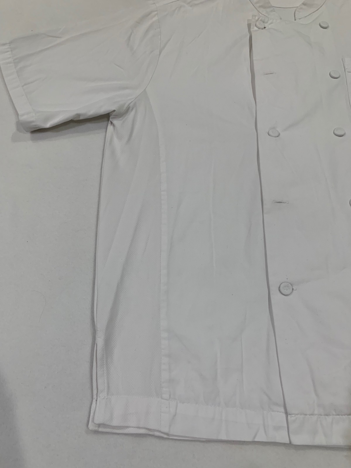 Chef Works Chef Coats White 5 Button Industrial Work Uniform Medium #B01