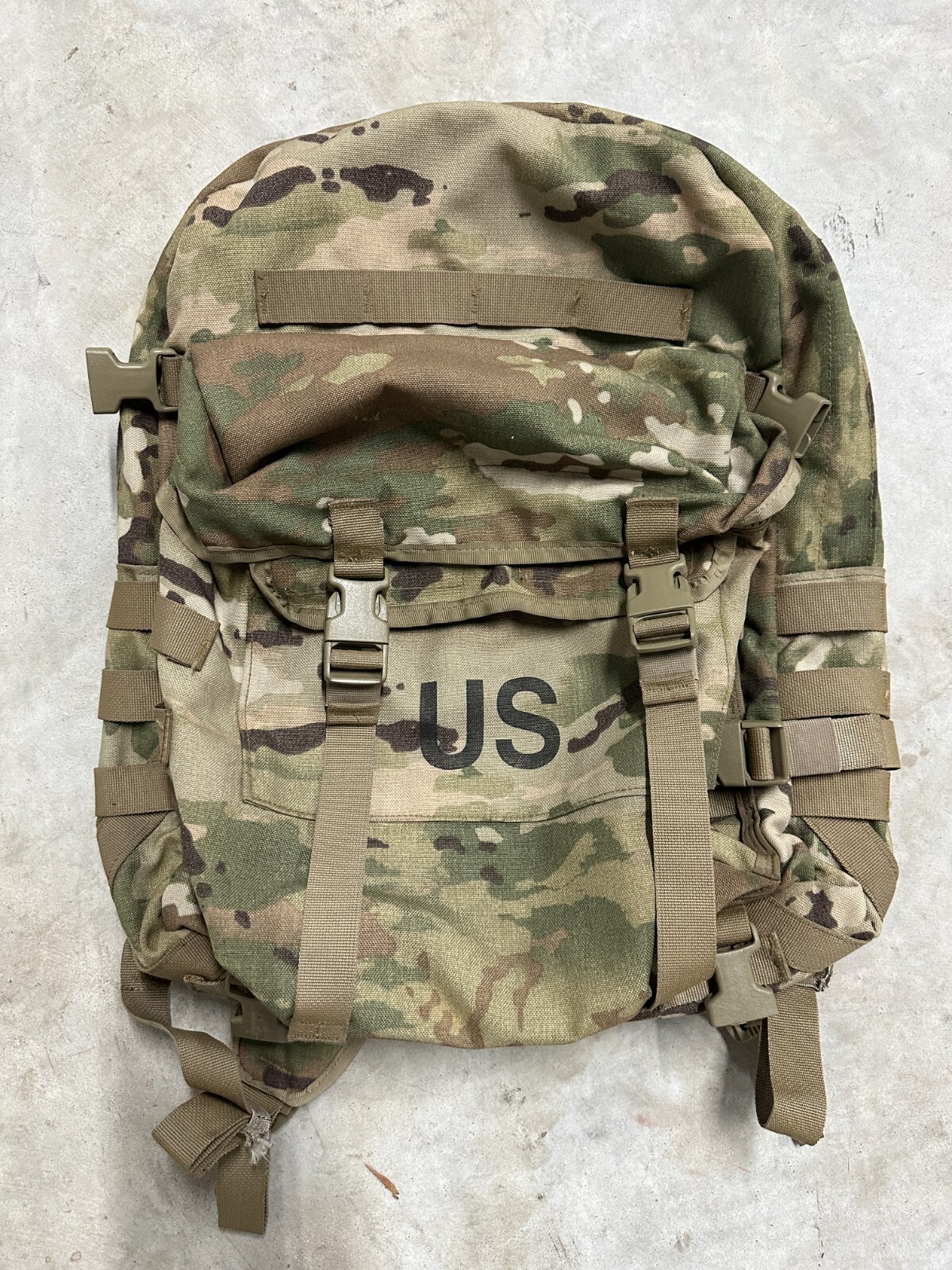 US Army OCP Multicam Molle II Patrol Assault Pack 3Day Backpack Field Bag Ruck
