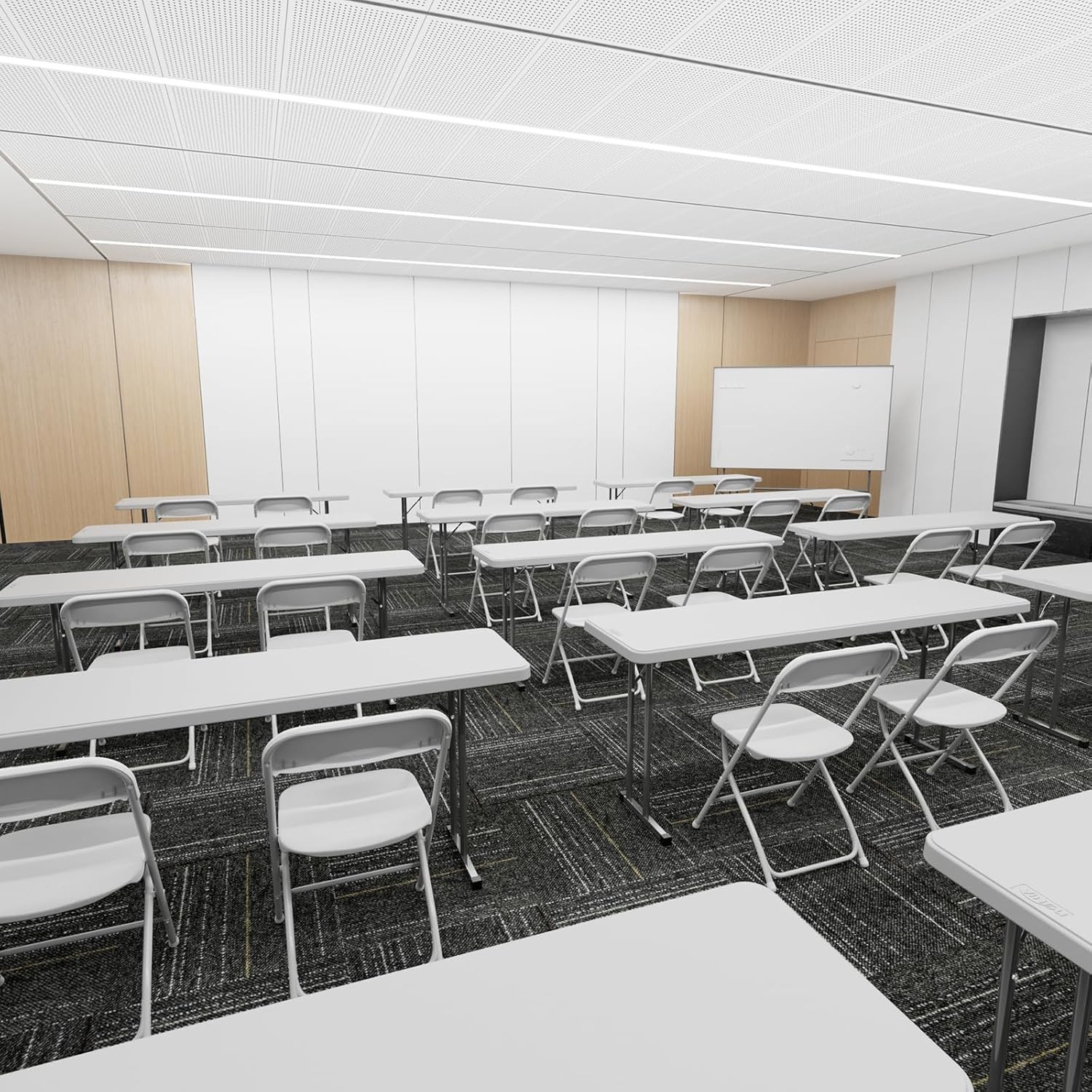 Garden 8Pack Plastic Folding Chairs Stackable Wedding Party Camping Dining Seats