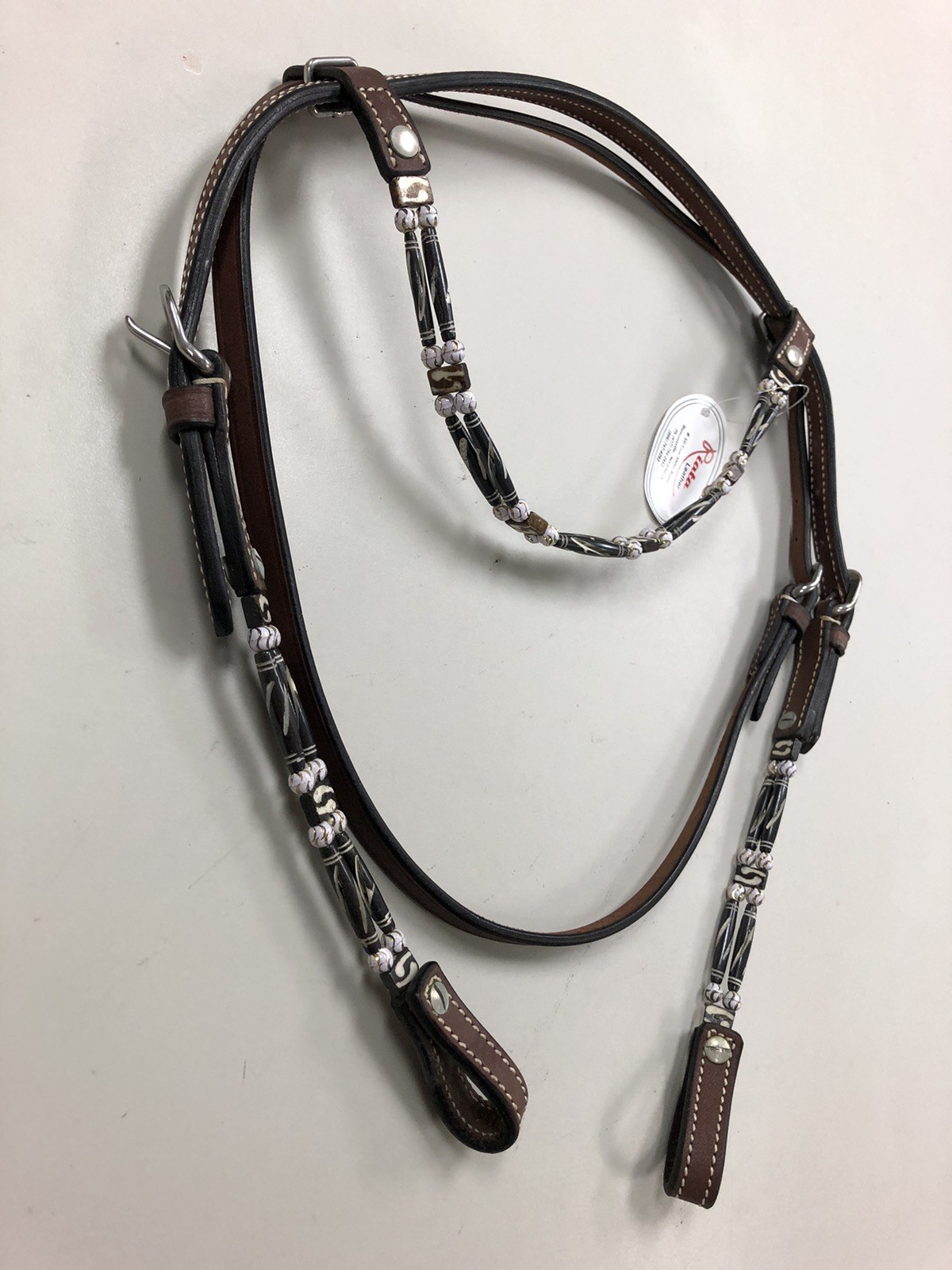 Riata Leather Headstall Breast Collar Set