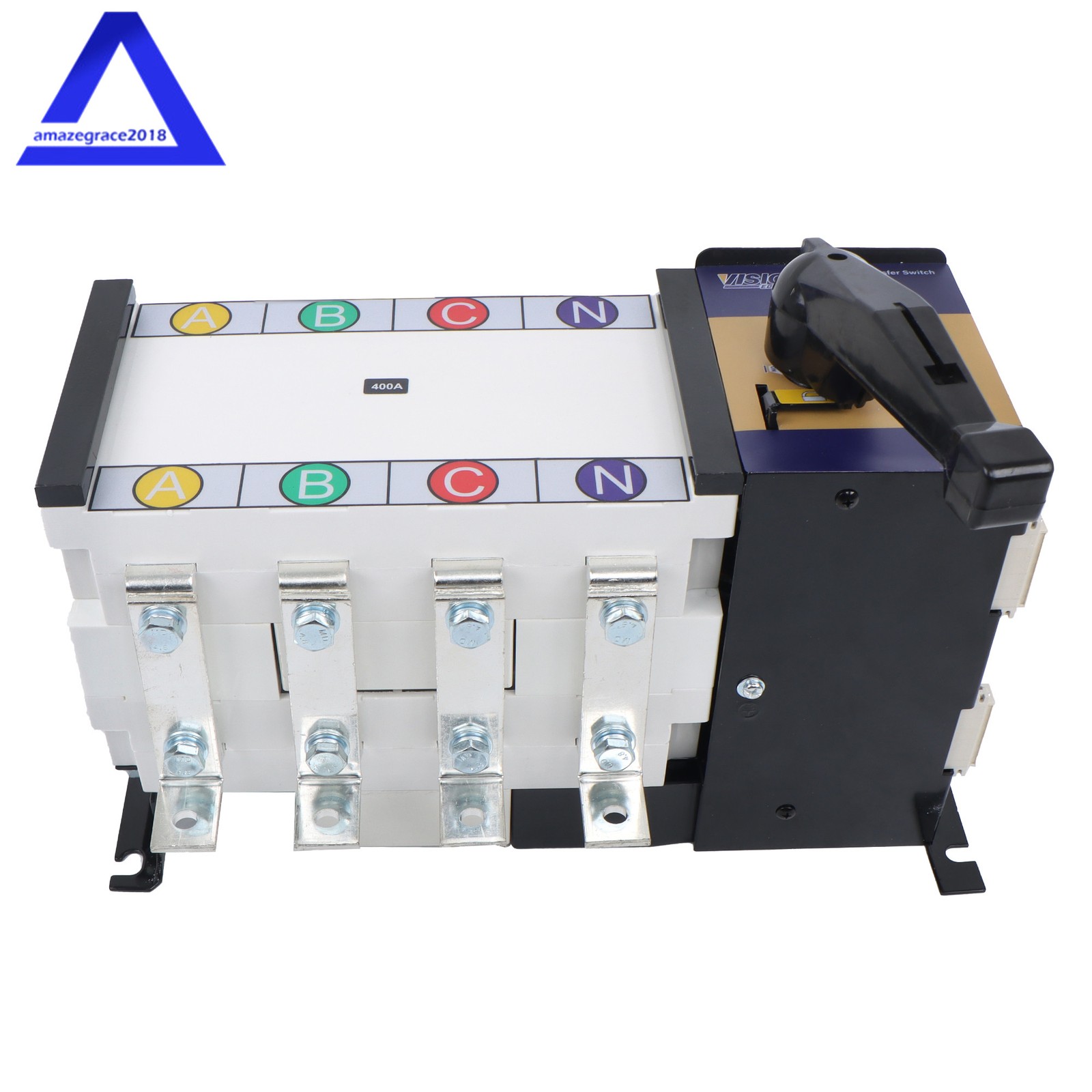 1PC Industrial Automatic Transfer Switch 400A 4P 110/220V Grid to AC Generator