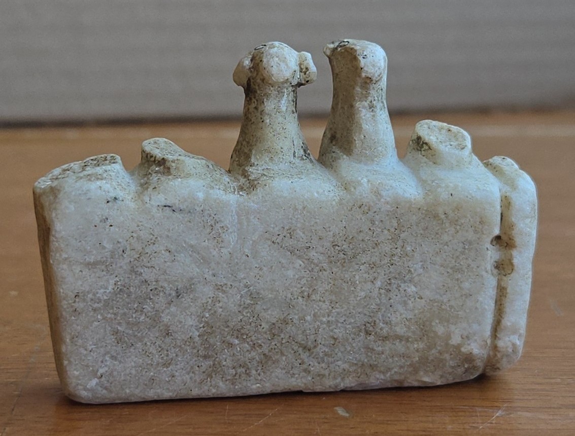 Antique Andean Carved Stone Illa Talisman Amulet Pre-Columbian Peru Andes