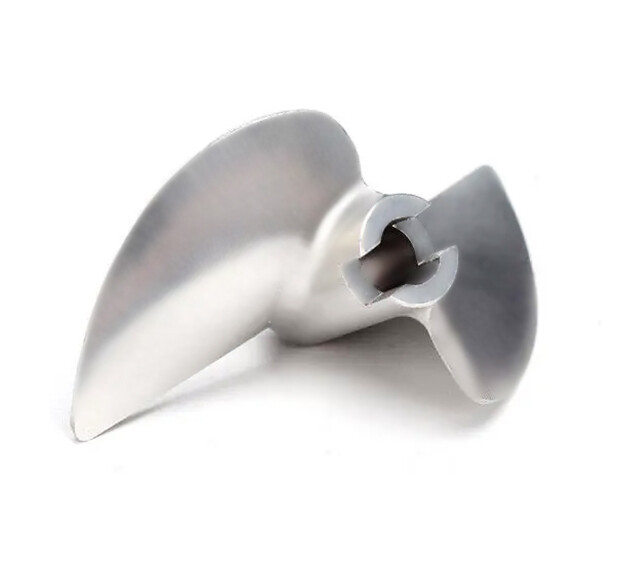 RC Boat 2 blade Metal propeller prop 4mm Diameter P1.4 40mm -Left