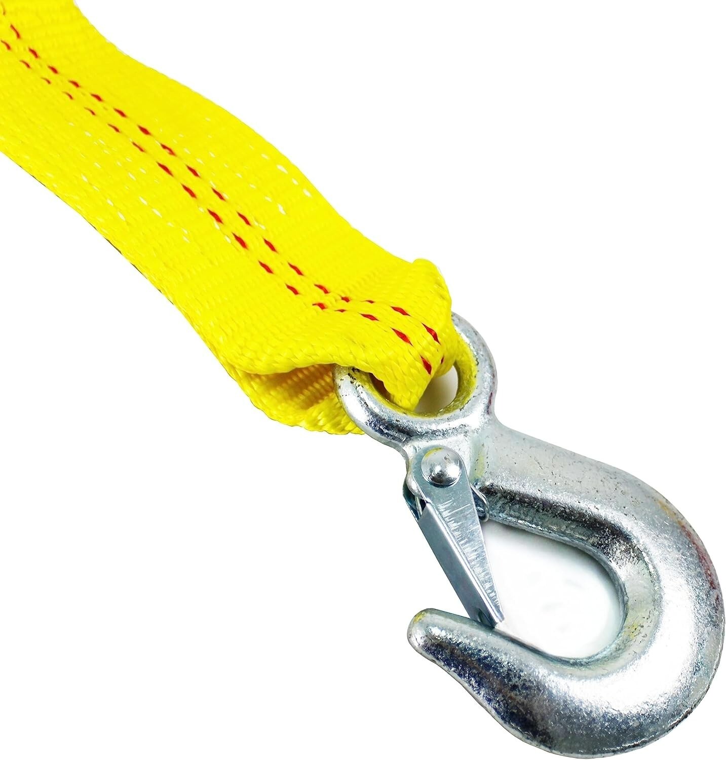HFS(R) Father's Day 2" x 30 Ft Tow Strap Rope 2 Hooks 10000lb Towing Recovery