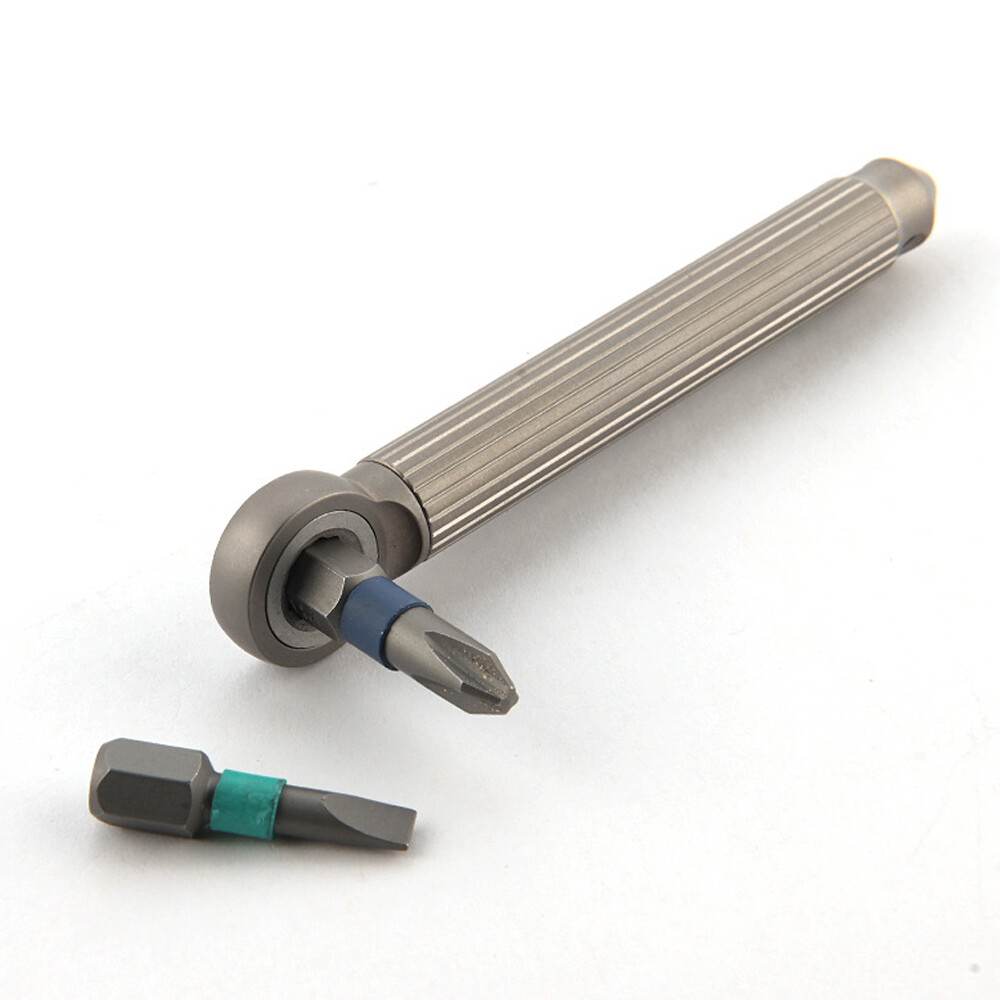 Titanium S2 steel Multi Tools Card Screwdriver Pocket Outdoor Keychain EDC USA