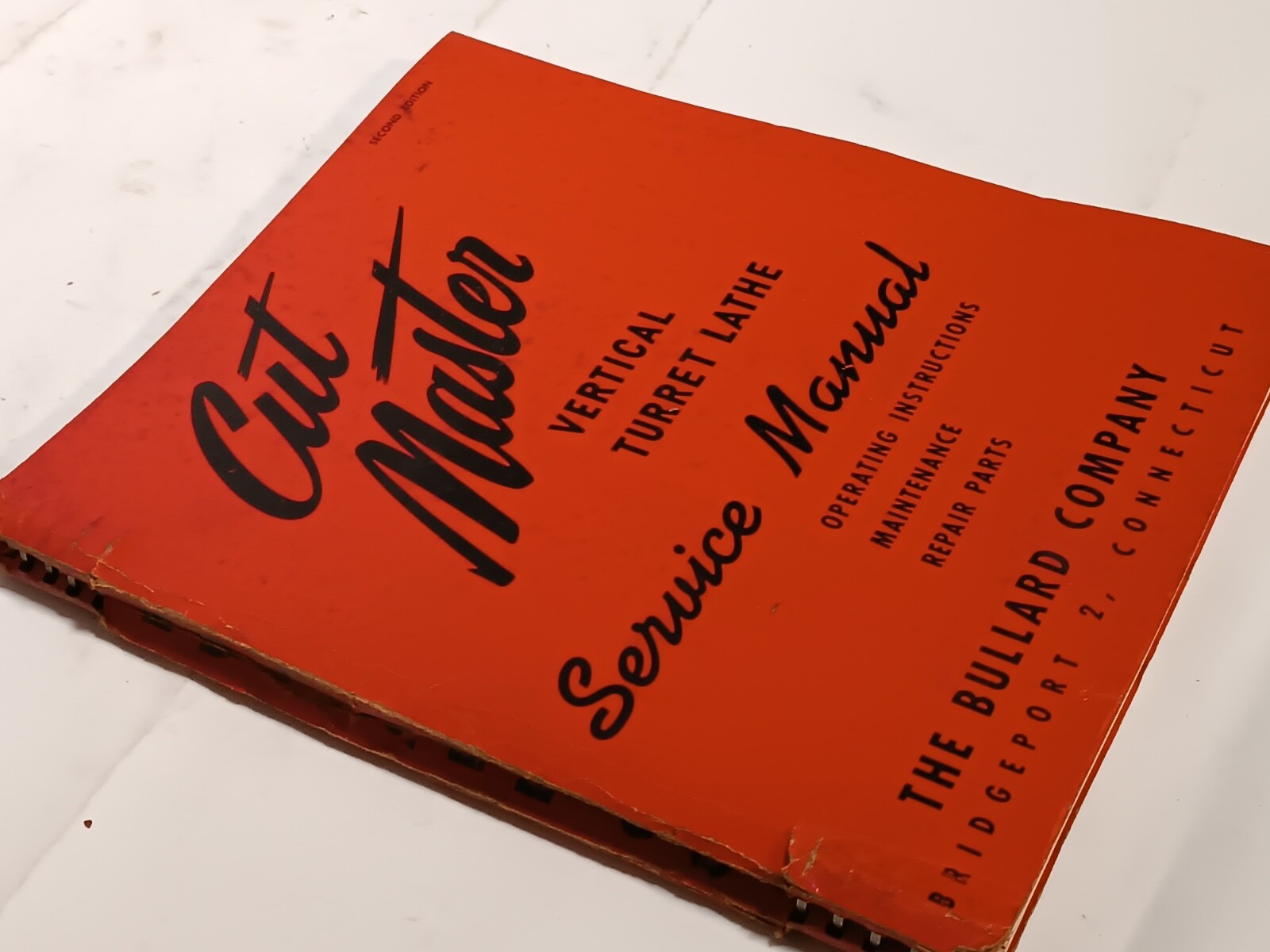 Lot of 7 Bullard Cut Master Vertical Turret Lathe Service & Instruction Manuals