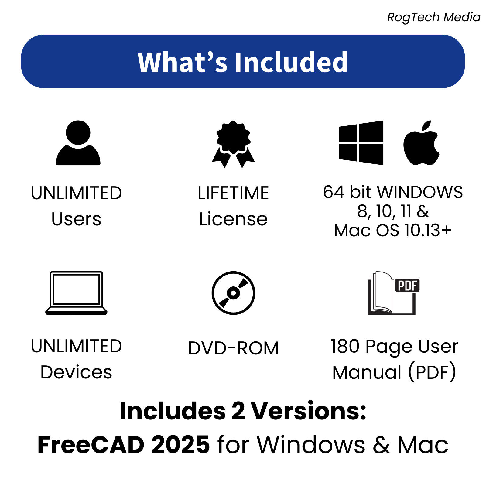 Professional CAD 2D 3D Parametric Graphic Modeling Software for Windows & Mac