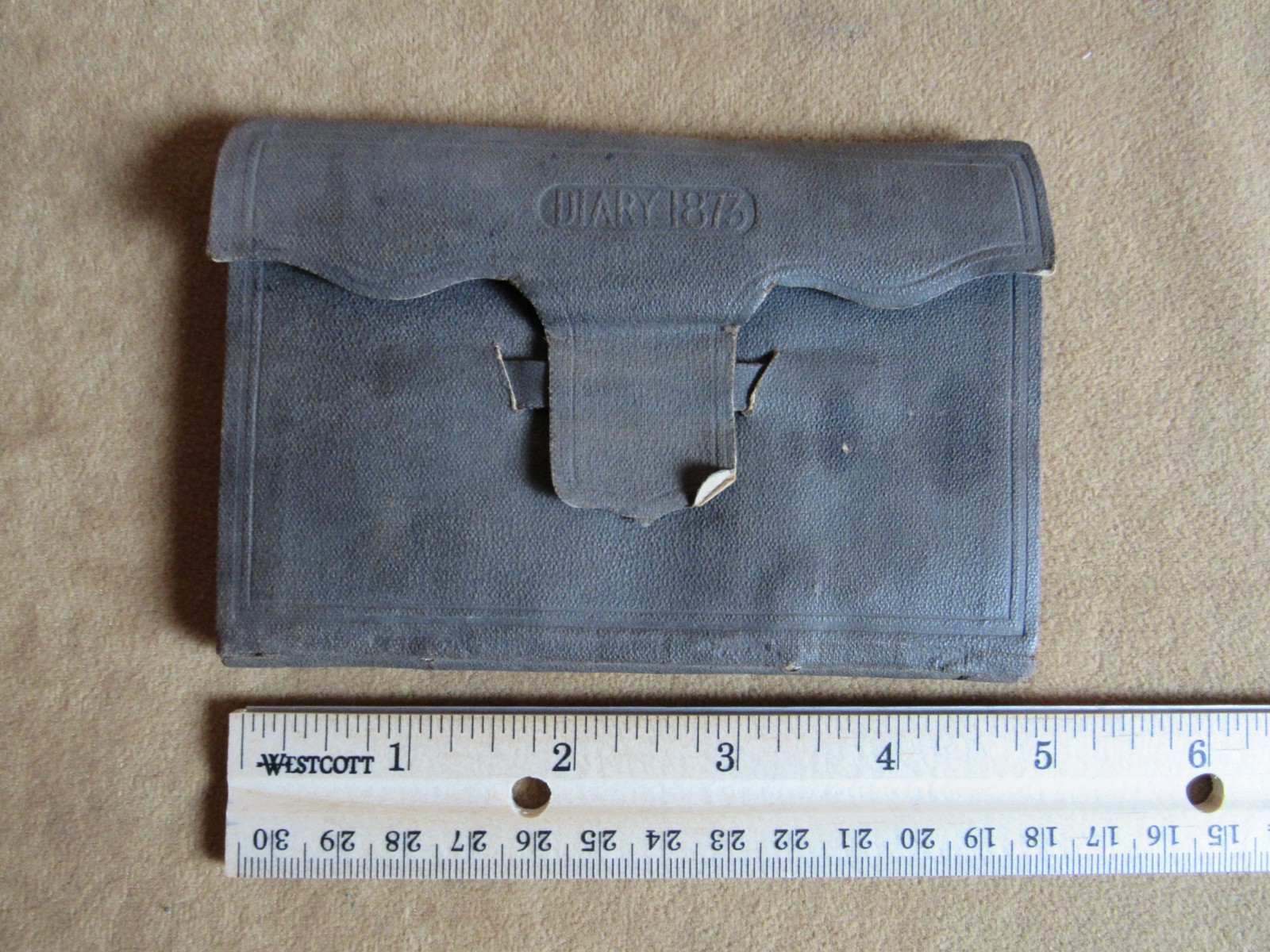 1873 Indian Wars Pocket Diary Notebook Custer Era 1870s