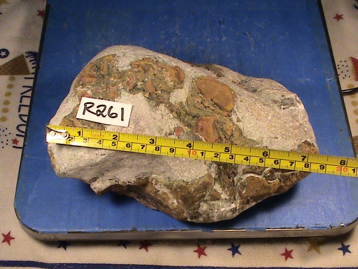 Dendritic Chalcedony Ocean Jasper Agate, Rough Lapidary Rock, 6 LBS, 15 OZ, R261