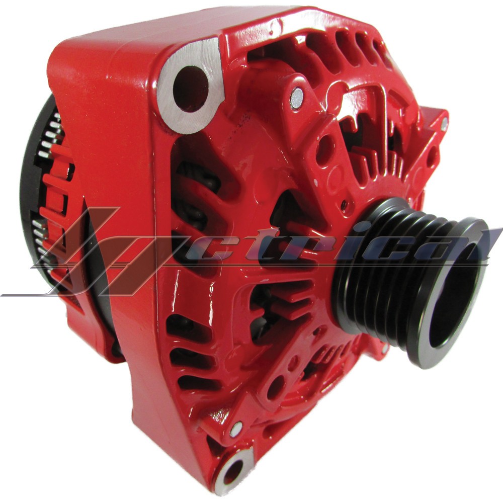 HIGH OUTPUT 300 AMP RED ALTERNATOR 6 PHASE HAIRPIN FOR CHEVY GMC CADILLAC TRUCK