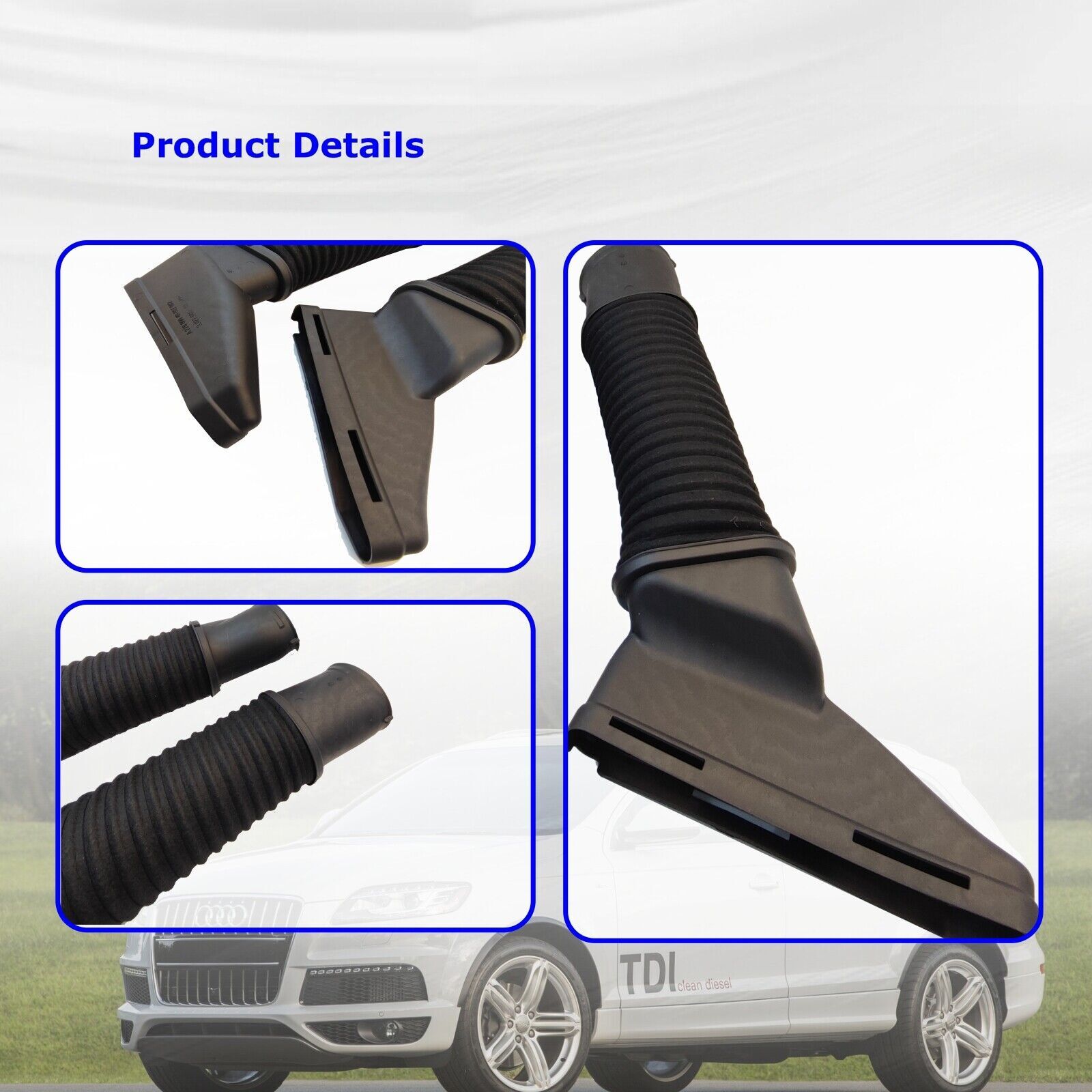 2 Air Intake Hose 2780904982 For Mercedes-Benz S550 S63 AMG 2014-2017 Left Right