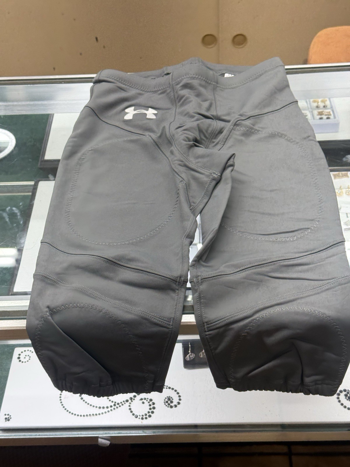 NEW Under Armour Football Pants Force Style Mens M Medium Gray GP U00274 1372059