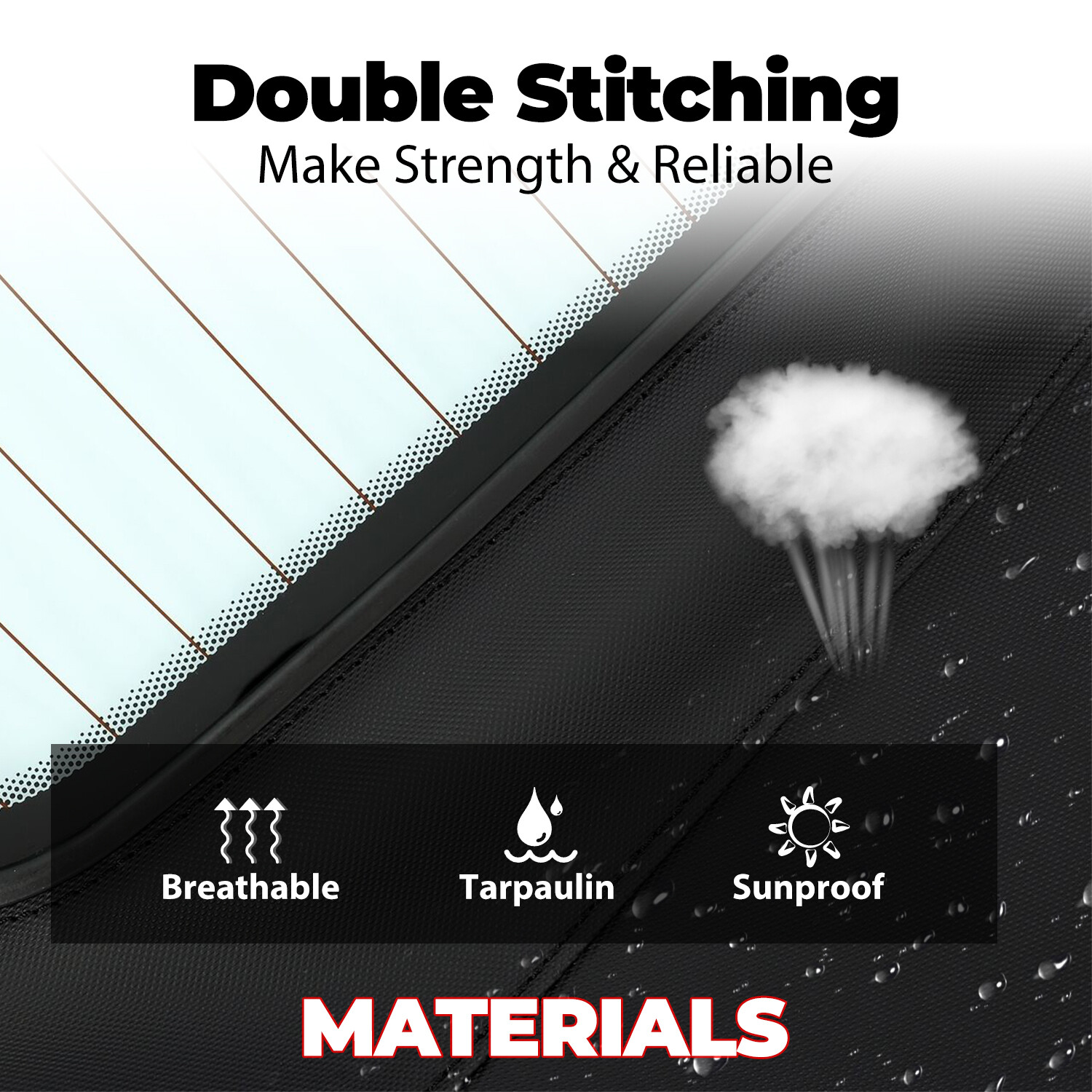 Fits Audi A4 03-09 Black Convertible Top W/ Heated Glass Window Sailcloth Vinyl