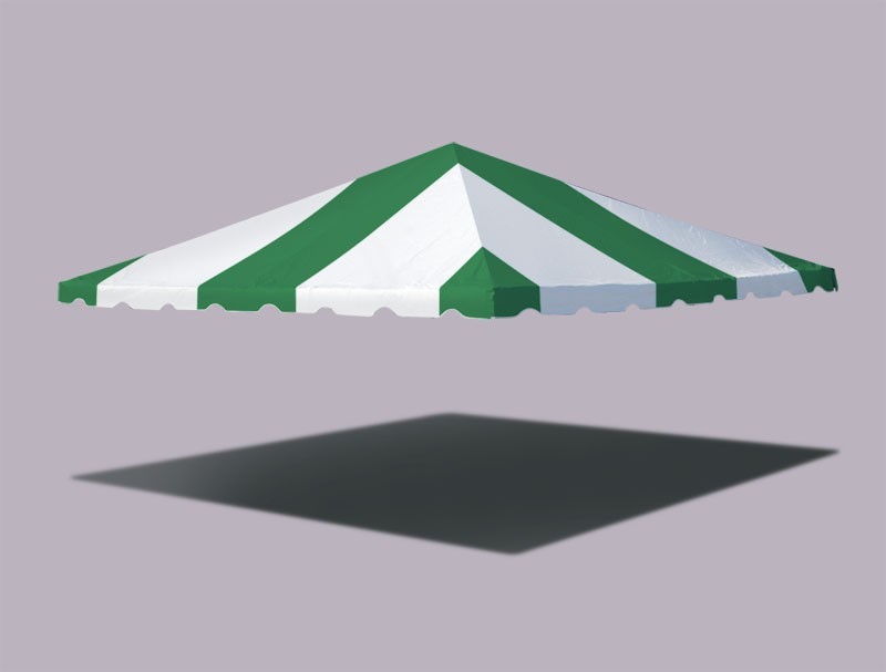 Replacement West Coast Frame Tent Top 20x20 Green PVC Canopy Event Party Gazebo