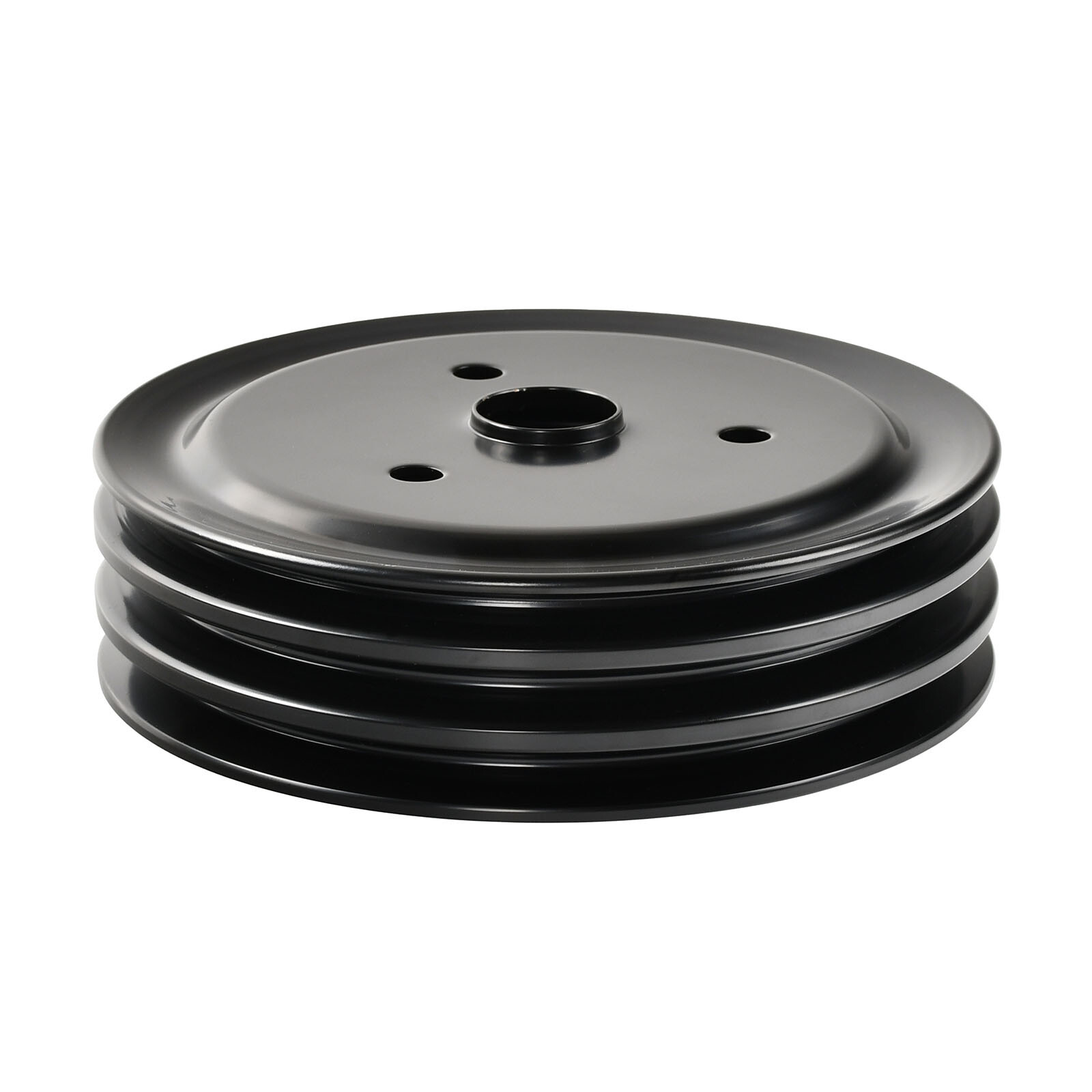 For SBC Chevy 283 350 400 SWP Short Water Pump Pulley & Crankshaft 2/3 Groove