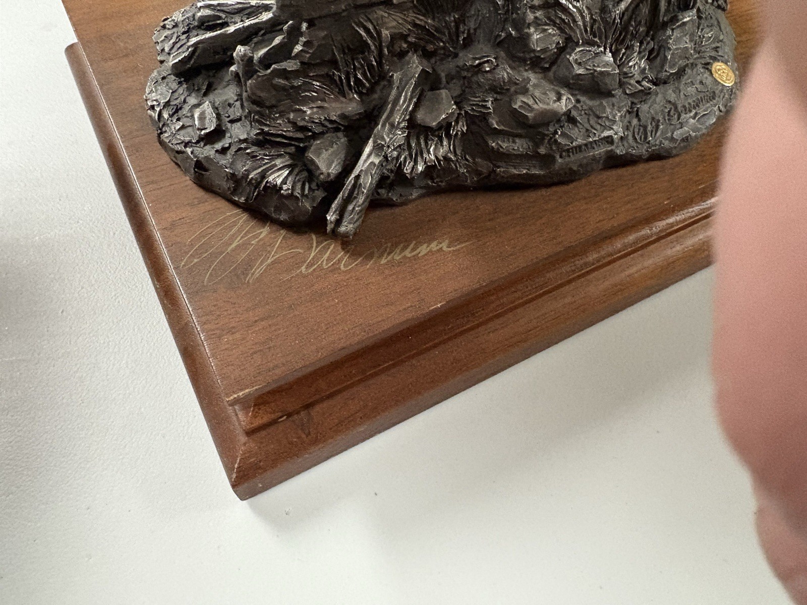 Chilmark Fine Pewter Figurine By Barnum 1992 "MERRY CHRISTMAS YANK" #821