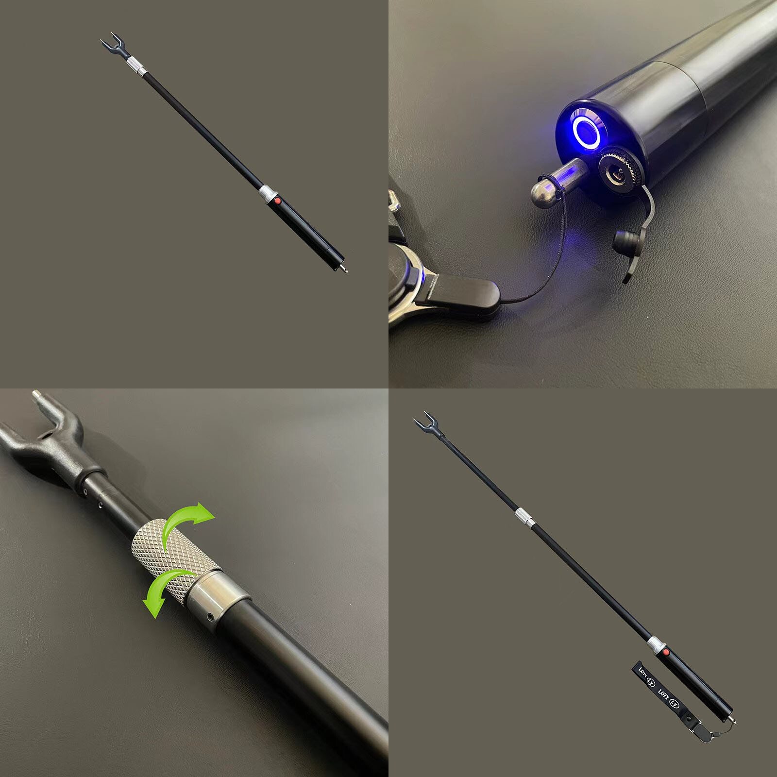 Rechargeable Livestock Products/Retractable Electric Ranch Cattle Prod 21.65"