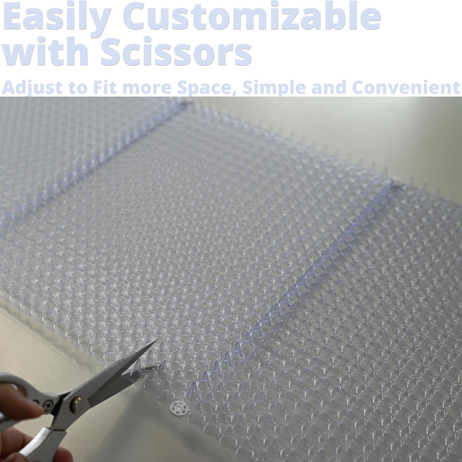 12 Pack Scat Mat for Cats – 16 X 13 Inch Cat Spike Mat with 1 Inch Spikes