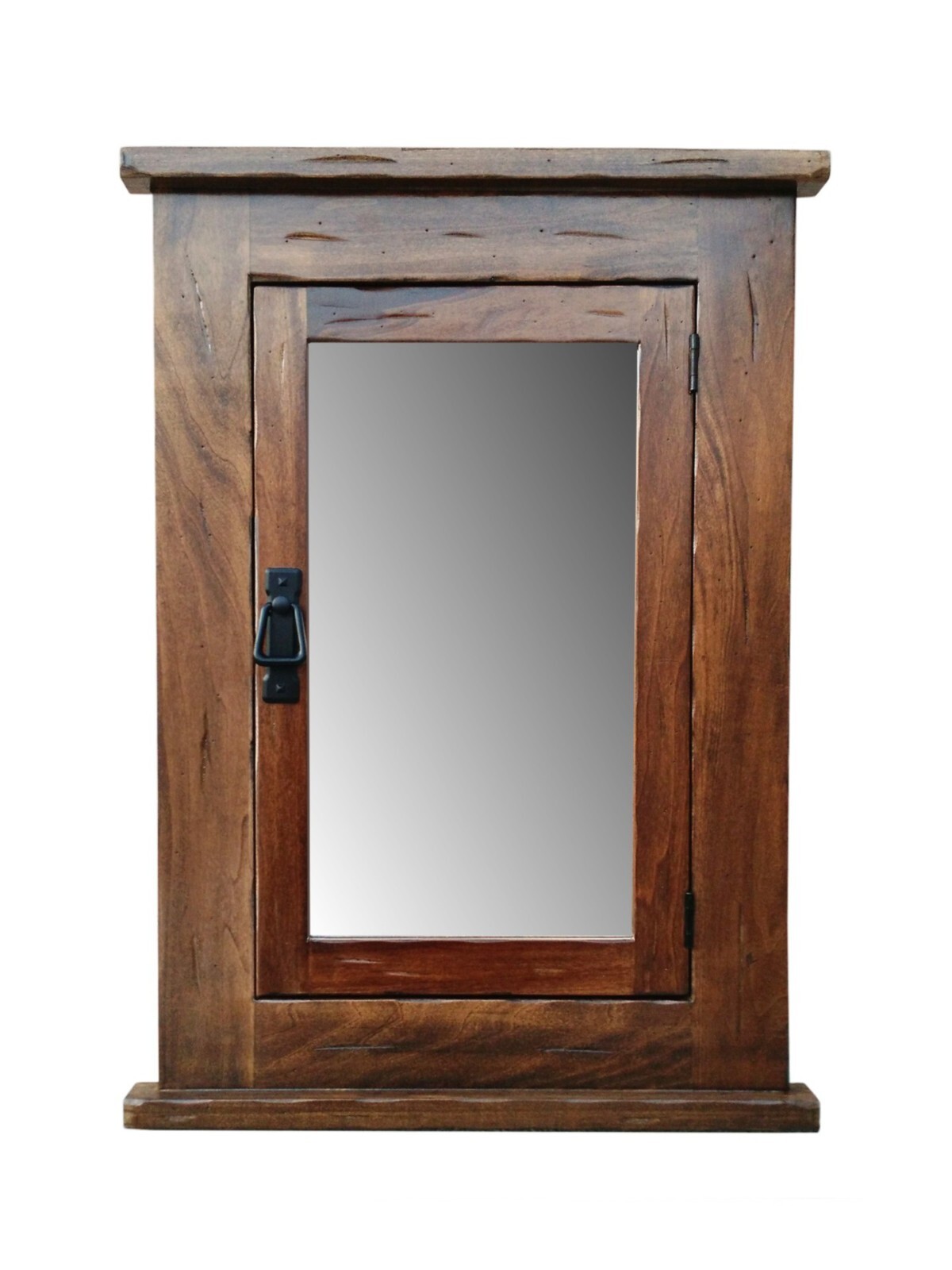 Rustic Mission Recessed Medicine Cabinet / Medium Finish / Handcrafted