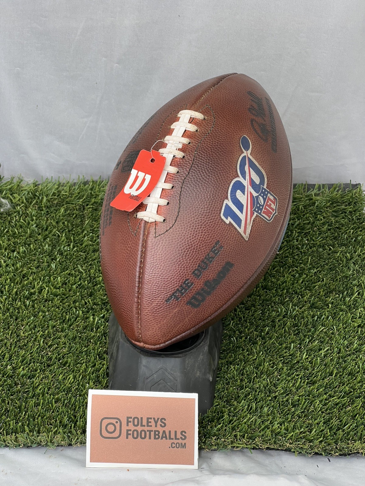 NFL100 "The Duke" Wilson Football - Carolina Panthers Game Prepped & Conditioned