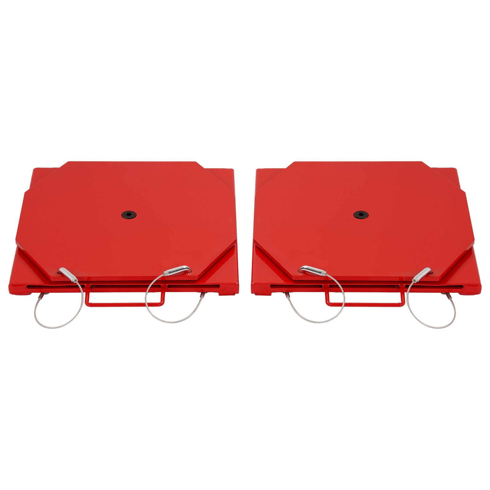 2X Wheel Front Alignment Turn Plate Set For Passenger Car Truck Turntable-Red