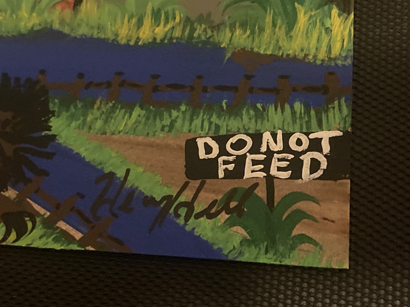 henry hill goodfellas Signed Original Goodfellas Painting TANPA ZOO COA ON BACK