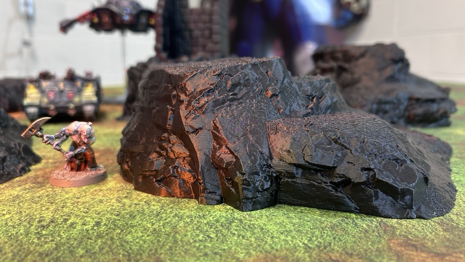 Tabletop Terrain Massive Hills tabletop scenery, 5-piece set