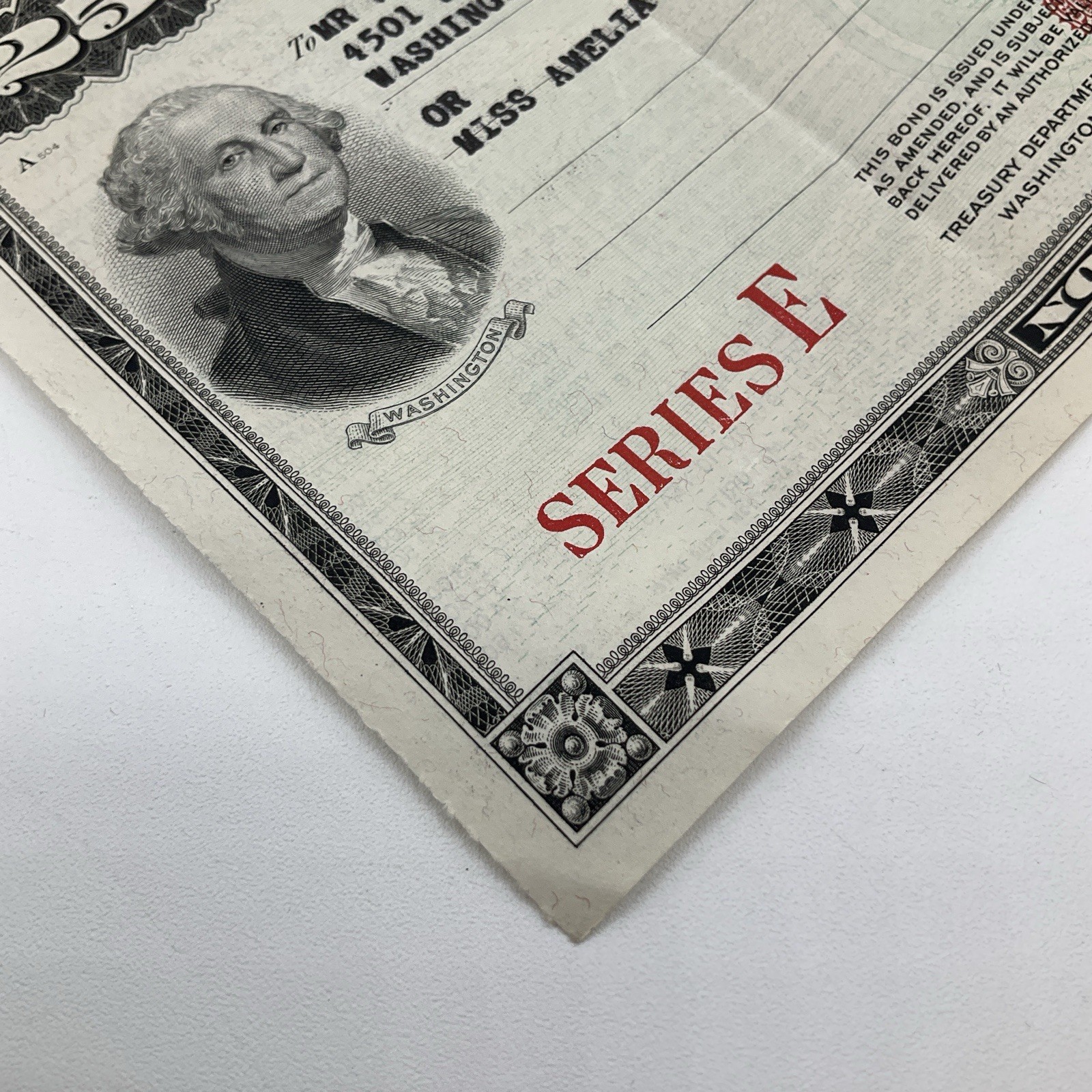 July 16th, 1946 Series E $25 United States Savings Bond US Naval Gun Factory DC