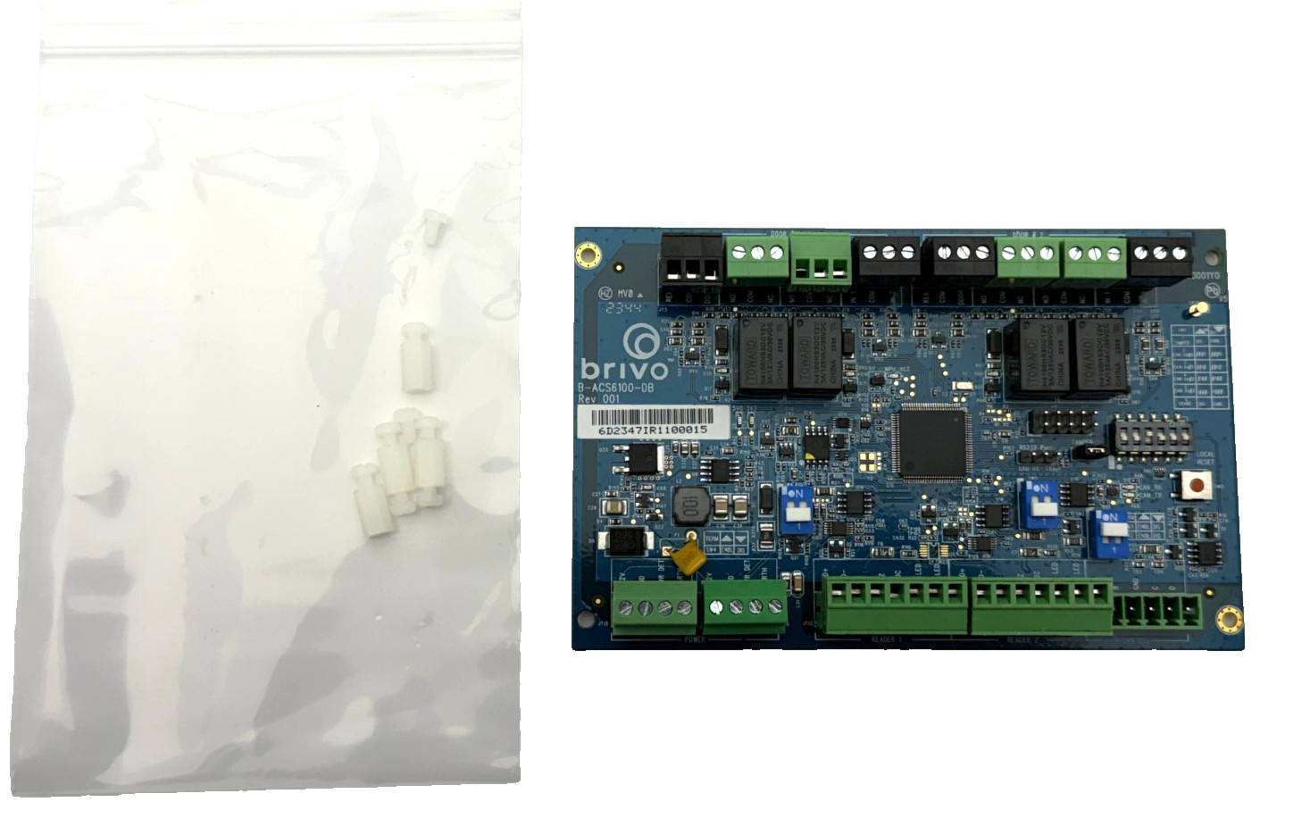Brivo B-ACS6100-DB Two Reader Expansion Board with OSDP