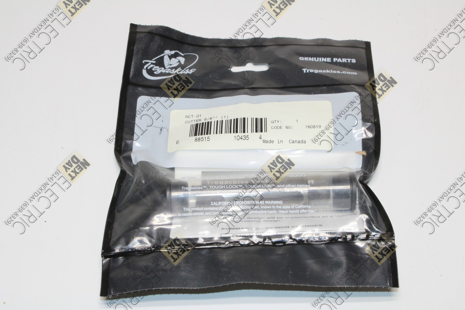 Tregaskiss, RCT-01, 5/8" Reamer Cutter Mig Robot Torch Cleaner Motoman Yaskawa