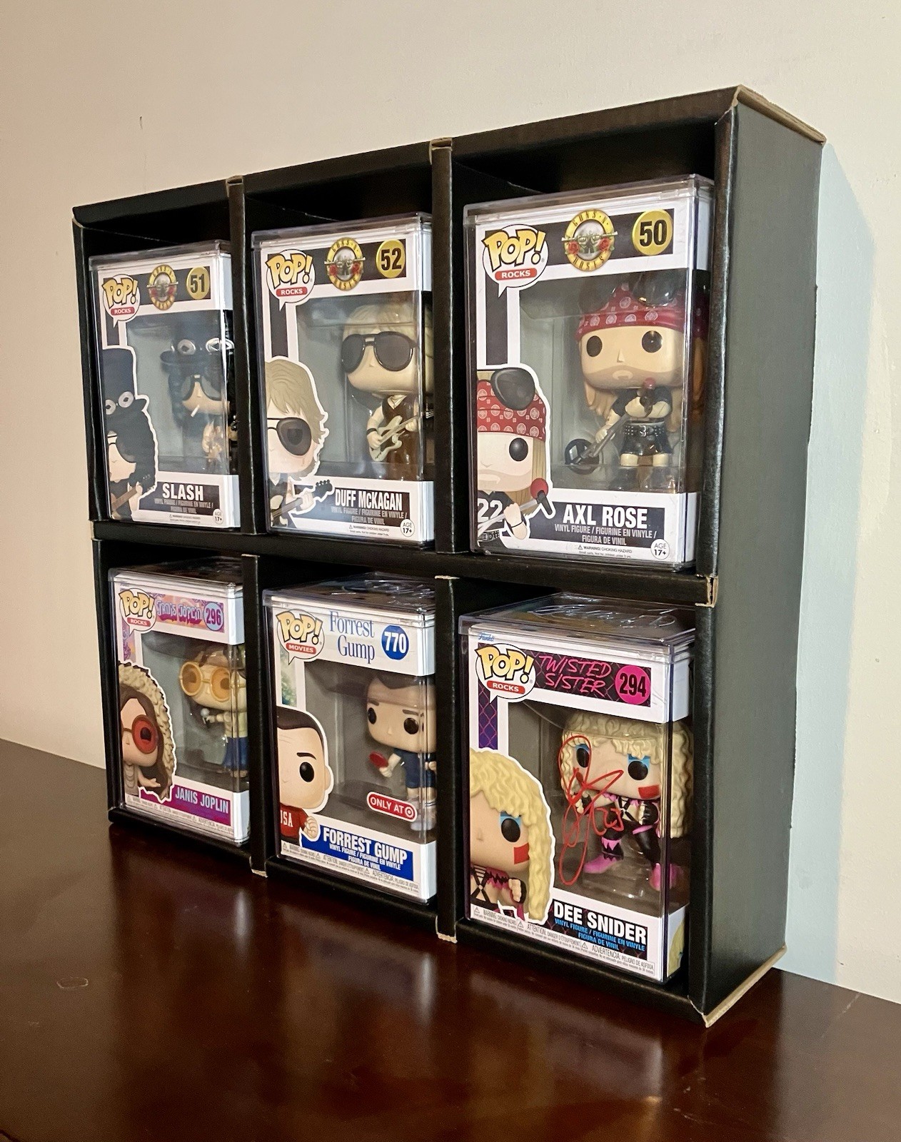 Funko Pop Display shelf Kubbie BLACK. FITS HARD STACKS, ARMOR & THRILLJOY