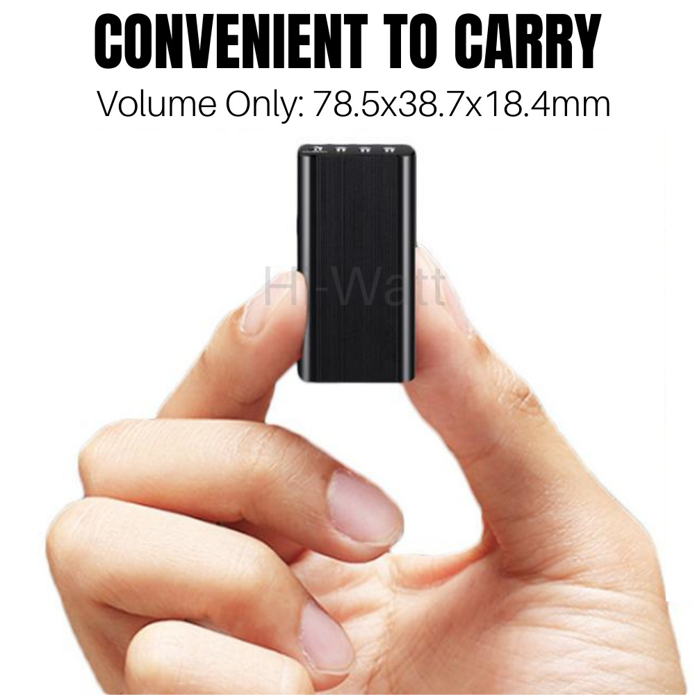 240 Hr Mini MP3 Spy Digital Voice Activated Recorder Audio Recording Device 16GB