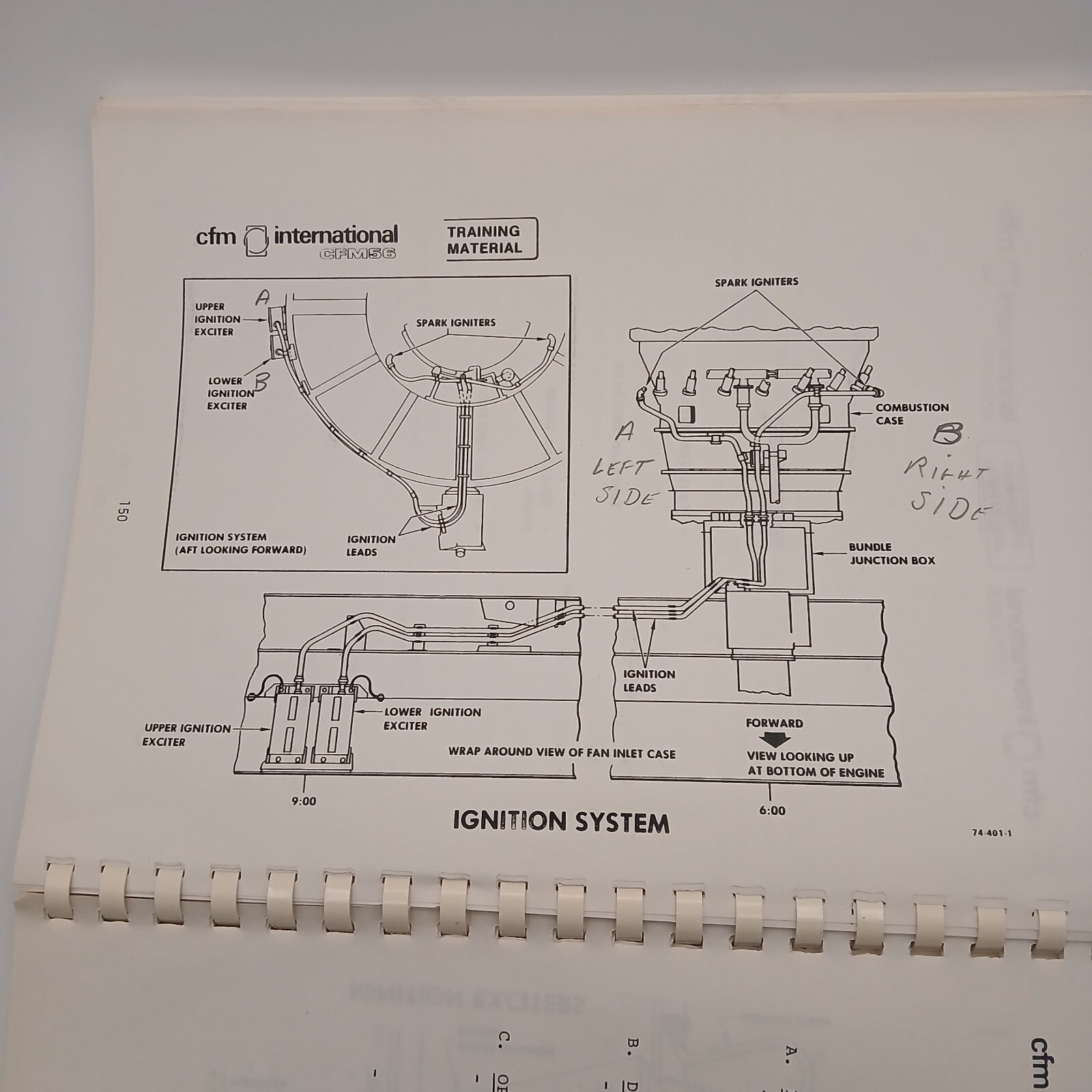 Vintage CFM International CFM56 Turbofan Engine - Engine Systems Training Manual