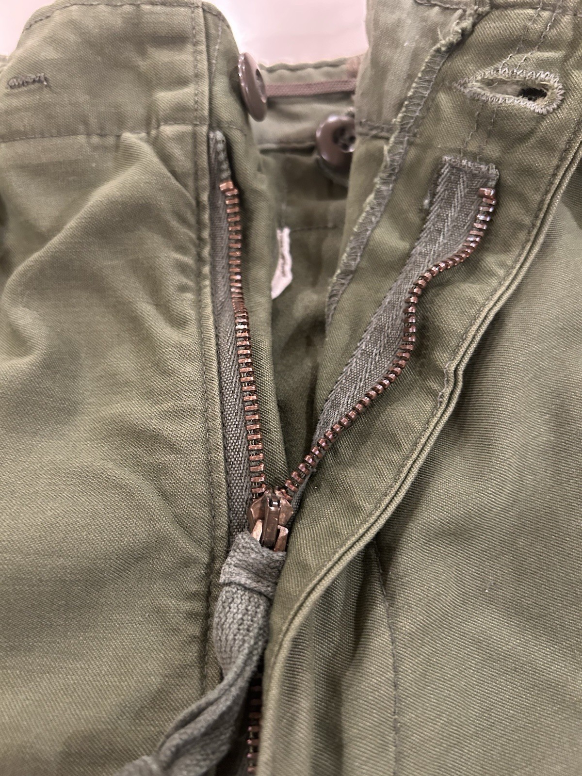 VTG NOS M51 Field Shell Trousers M-1951 Army Military Pants Medium Regular 34x29