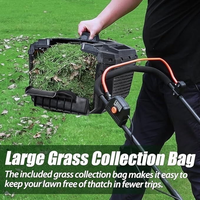 LawnMaster 20VMWGT 24V Max 13-inch Lawn Mower and Grass Trimmer 10-inch Combo