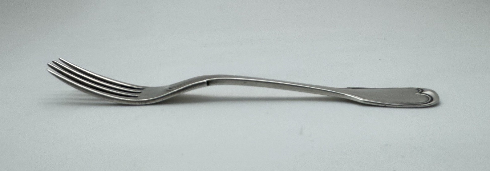 Early American S. Kirk Baltimore MD Coin Silver Fiddle Pattern Fork 10.15 Mark